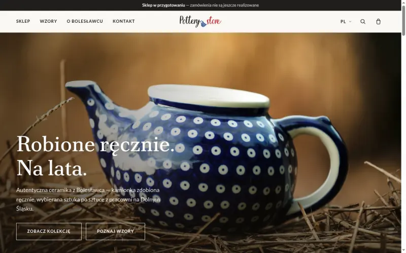 Strona pottery-store.com