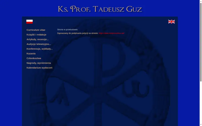 Strona tadeuszguz.pl