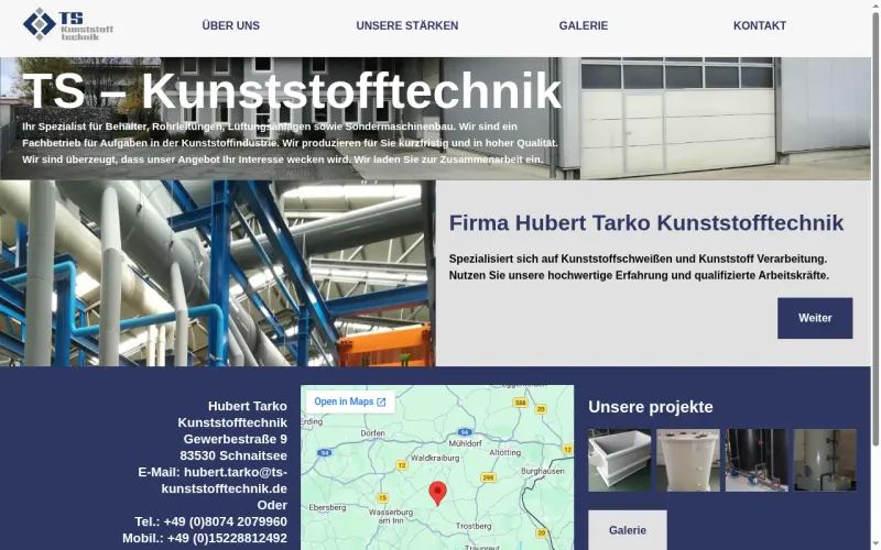 Strona ts-kunststofftechnik.de